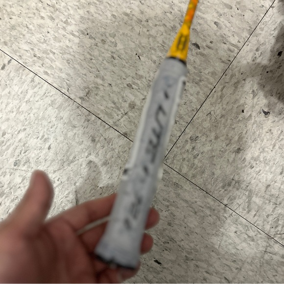 Blue and Yellow Badminton Racket - Picture 4 of 5